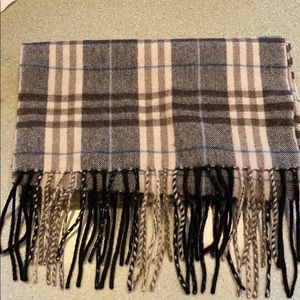 Cashmere Blend Plaid Scarf 12”x62”